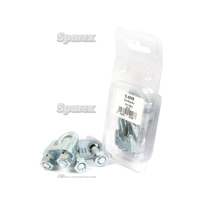 Collier de serrage en acier, Fil Ø11mm (7/16'') 2pcs Agripak
