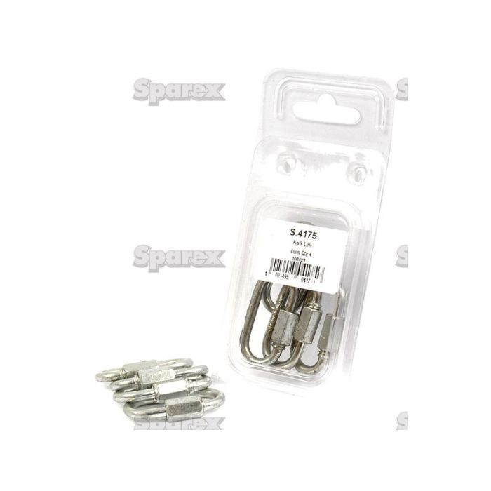 Verzinkte Kette Quick Link Ø4mm