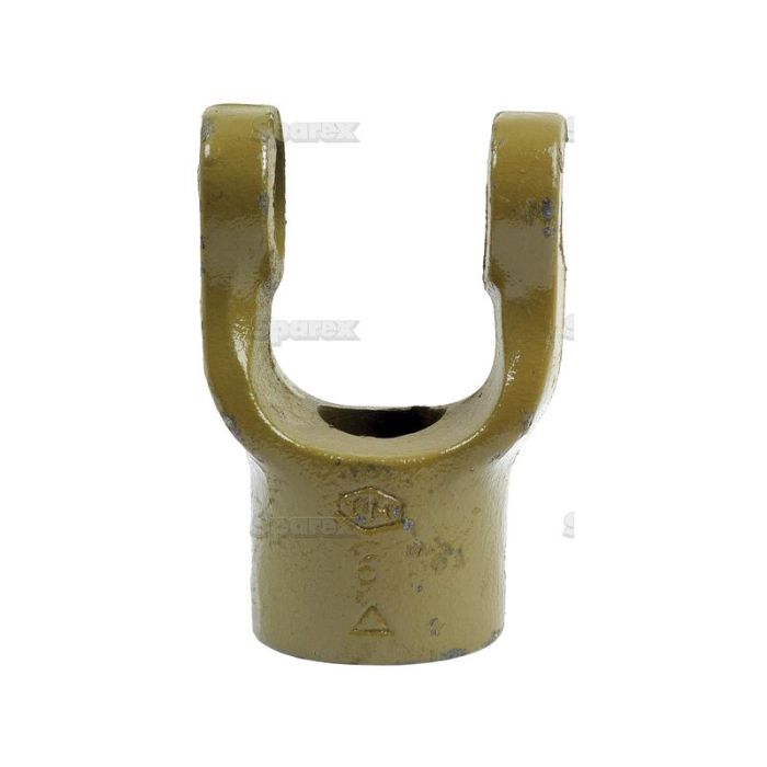 Aftakas Spanstiftgaffels (Afm. Kruisstuk: 23.8 x 61.2mm) Boring Ø1'', Pen Ø: 5/16''.