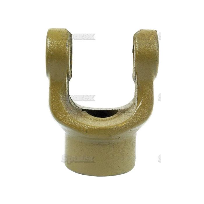 Aftakas Spiebaangaffels met stelbout (Afm. Kruisstuk: 30.2 x 92mm) Boring Ø1 1/4'', Sleutelmaat: 5/16''. Aftakas Spiebaangaffels met stelbout (Afm. Kruisstuk: 30.2 x 92mm) Boring Ø1 1/4'', Sleutelmaat: 5/16''.