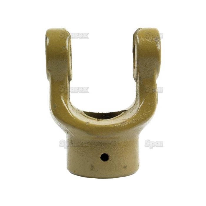 Aftakas Spiebaangaffels met stelbout (Afm. Kruisstuk: 30.2 x 92mm) Boring Ø1 1/2'', Sleutelmaat: 3/8''. Aftakas Spiebaangaffels met stelbout (Afm. Kruisstuk: 30.2 x 92mm) Boring Ø1 1/2'', Sleutelmaat: 3/8''.