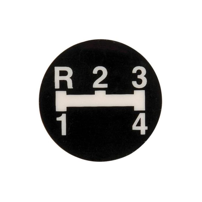 Transfert du levier de vitesse "1-2-3-4-R"