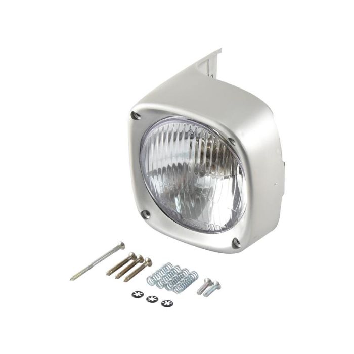 Koplamp en Houder, Rechts (RH Dip)
