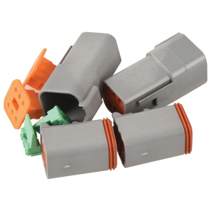Deutsch-connector Navulling 6 Polig 2 x Man, 2 x Vrouw (Bag)