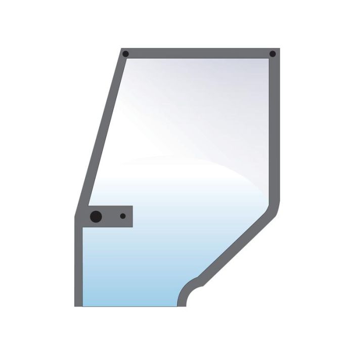 Vitres de porte, côté gauche