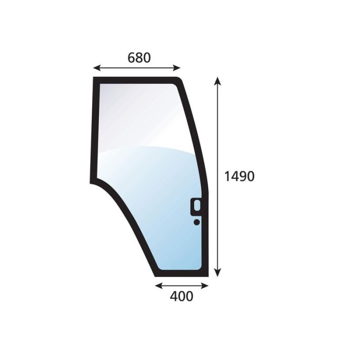 Vitres de porte (côté droit)