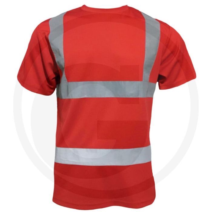 Werkshirt comfort met reflectiestrepen - kledingmaat eu: s