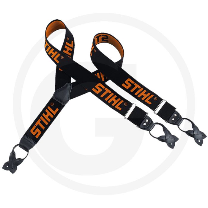 Stihl bretels - kleur: zwart / oranje