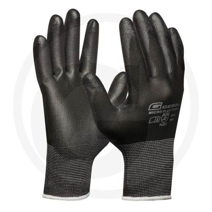 Gants Gebol « Micro Flex Touch » noirs