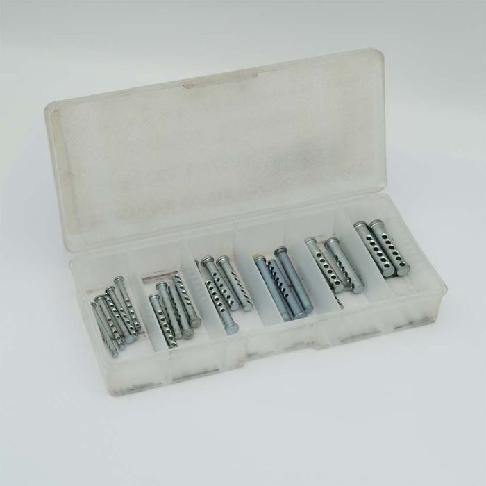 Borgpennen aanpasbaar assortiment (24 stuks)