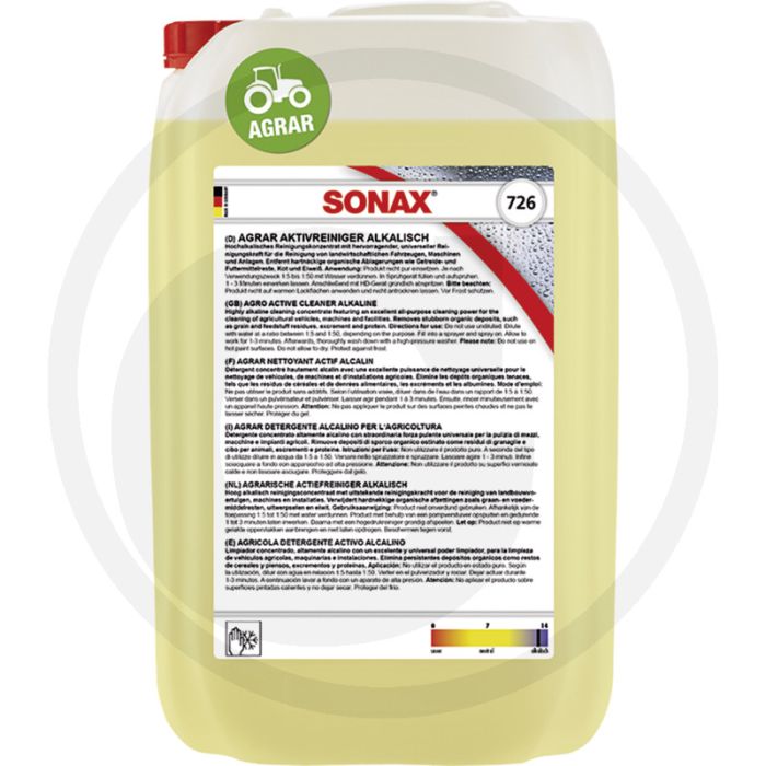 SONAX AGRAR actiefreiniger alkalisch