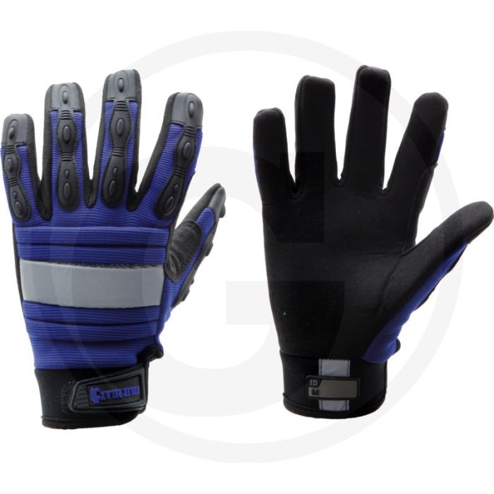 Keiler relax handschoenen xxl zwart / blauw - anti-vibratie vulling & kunststof beschermers Keiler relax handschoenen xxl zwart / blauw - anti-vibratie vulling & kunststof beschermers