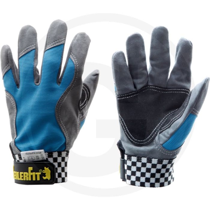 Keiler fit blauwe handschoenen xl microvezel bosbouwhandschoenen