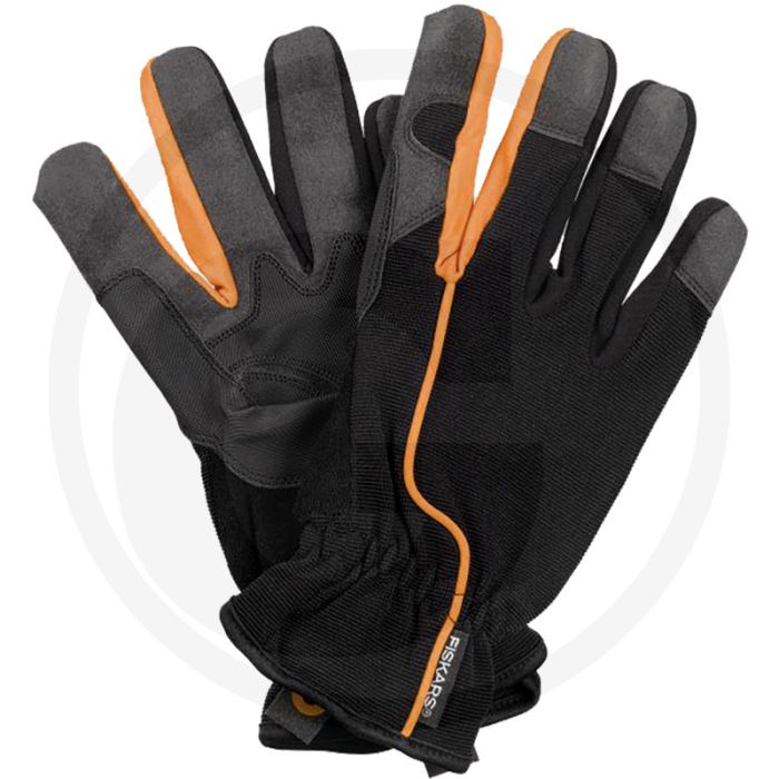 Fiskars tuin-werkhandschoenen xl zwart/oranje met optimale functionaliteit