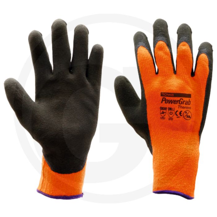Power grab thermo handschoenen - winterhandschoenen met latex coating
