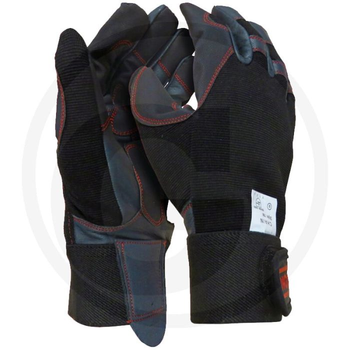 Oregon oregon schnittschutzhandschuh schnittschutzklasse 0 xl leder schwarz/grau forsthandschuh
