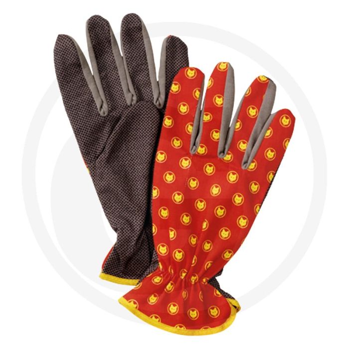 Wolf garten handschoenen "balkon" "balkon" - maat 8 (m) grijs - rood