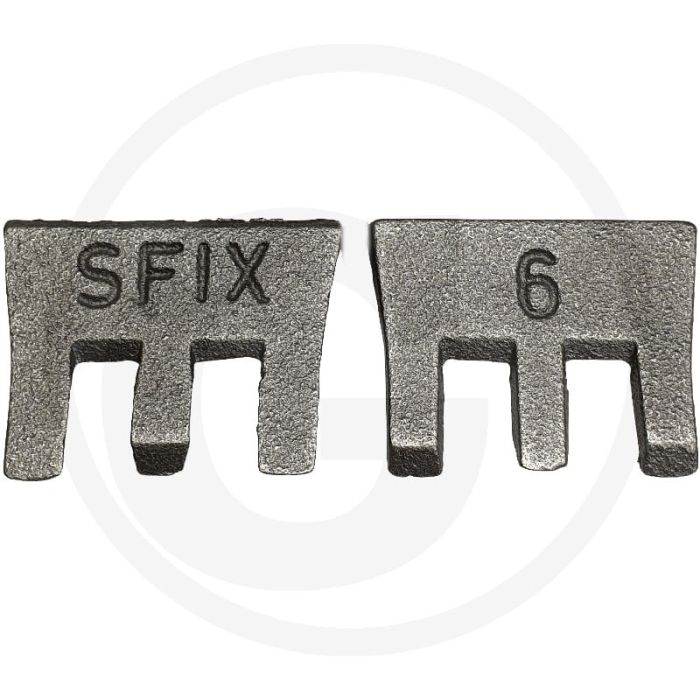 Cale s-fix taille 6 - 50x38x49 mm