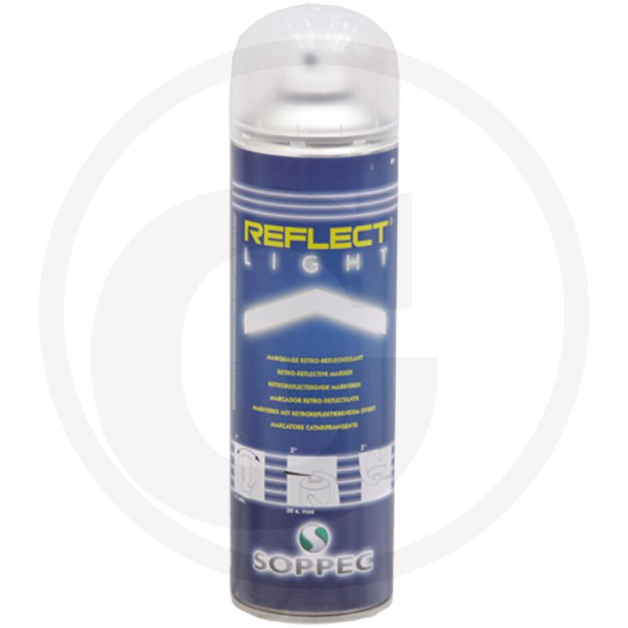 Soppec reflecterende spuitverf - zilver, 500 ml, -15 tot 50°c