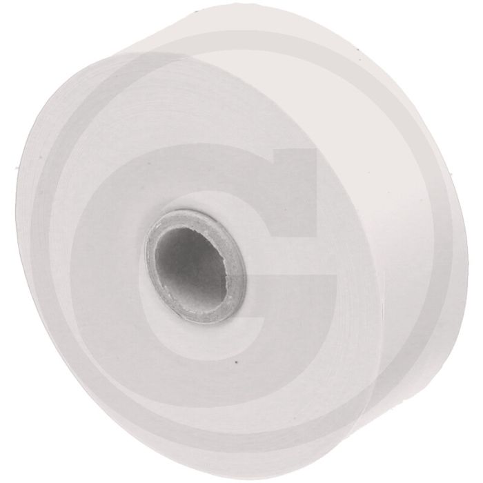 Markeringsband wit 100m x 30mm polyethyleen extra brede band voor oogstmachines