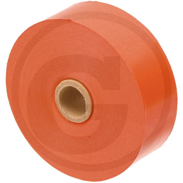 Markeringsband oranje 30mm x 100m polyethyleen