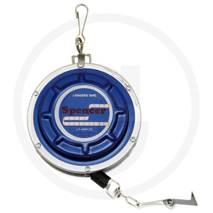 Spencer meetband 20m zweeds staal veer automatische terugloop