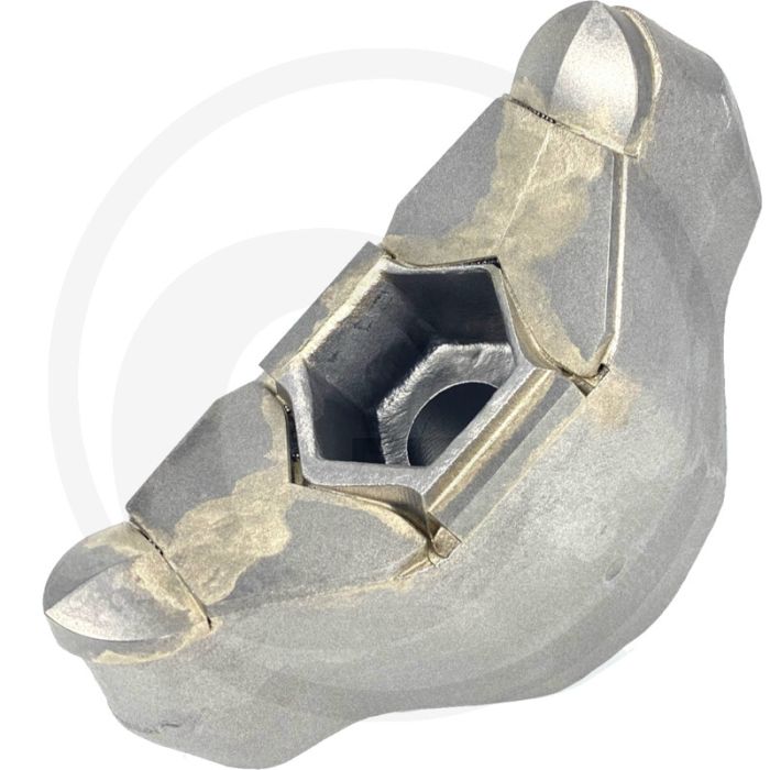 Ciseau à pièces d'usure en carbure d'endurance 2+2+2+2 pointes type : fm900