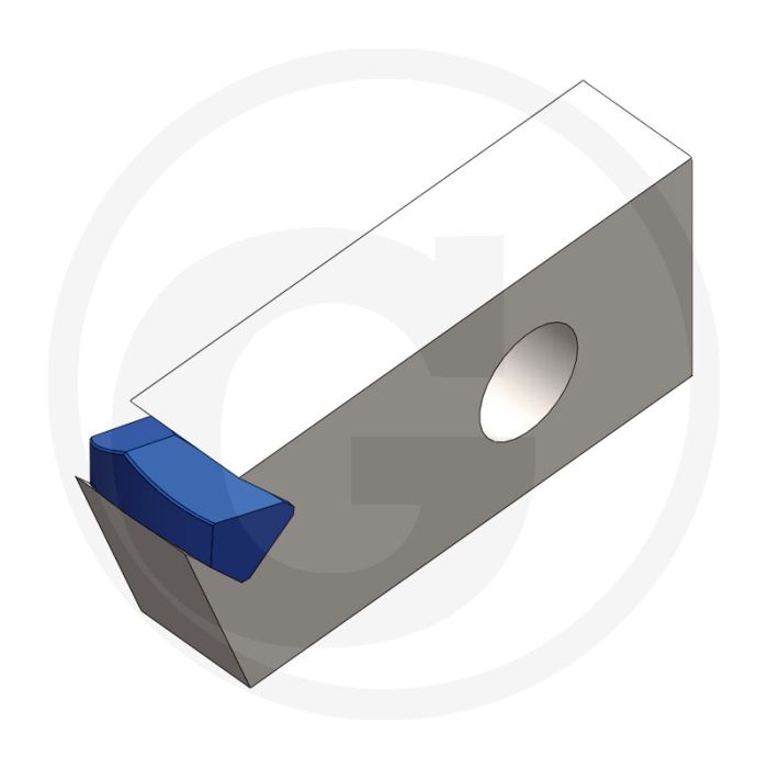 Endurance carbide aanlastand 1 tips, midden, lichte hm-coating, 1 mm