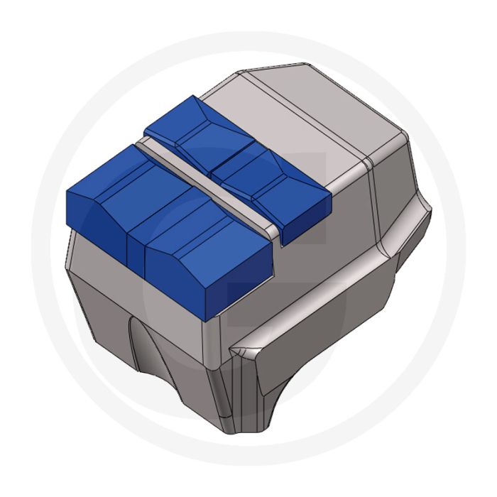 Endurance carbide slijtdeel beitel 4 tips, versie stc bp - type: stc