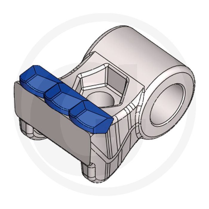 Endurance carbide slijtdeel klepel 3 tips, 3 hm l106 - type: midiforst drago