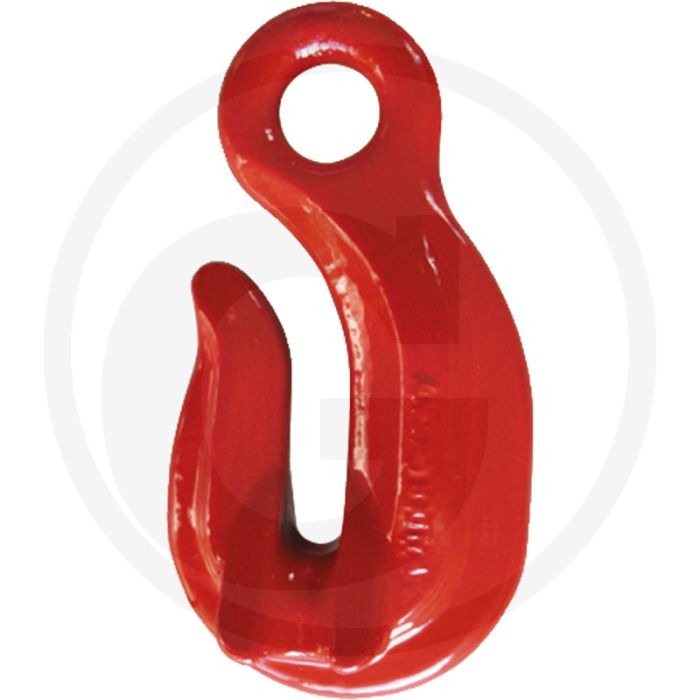Parallelhaak met oog voor ketting (mm): 7 + 8