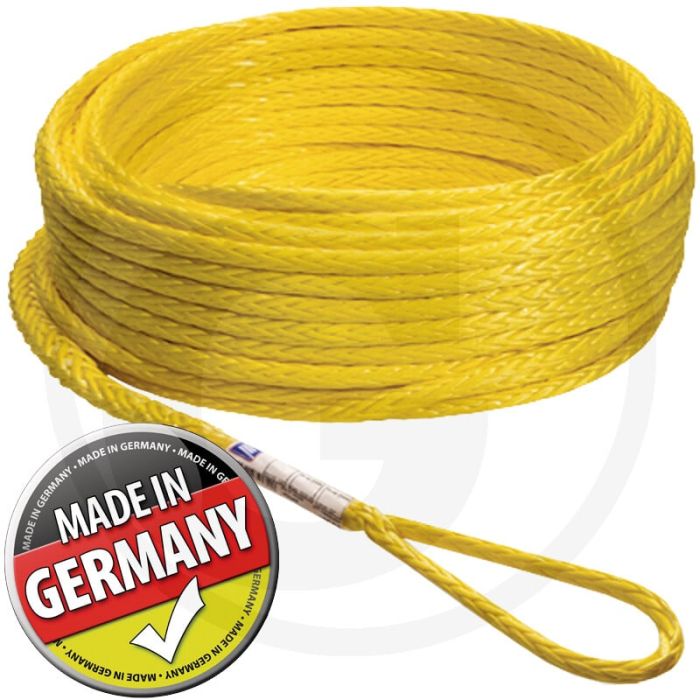 Novoleen liertouw met gesplitste lus - 10mm koord-Ø, 50m lengte, 9,9t minimale breukbelasting