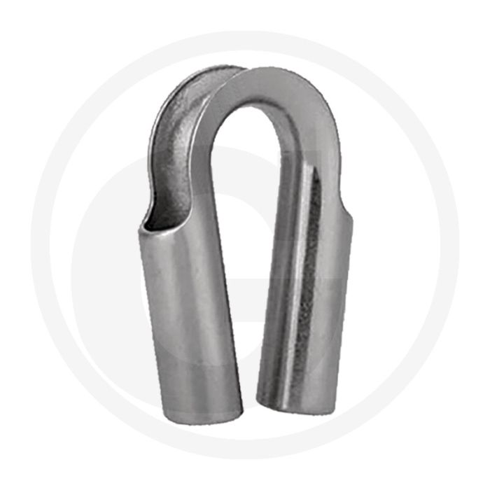 Rohrkausche edelstahl voor kabel-Ø 12mm
