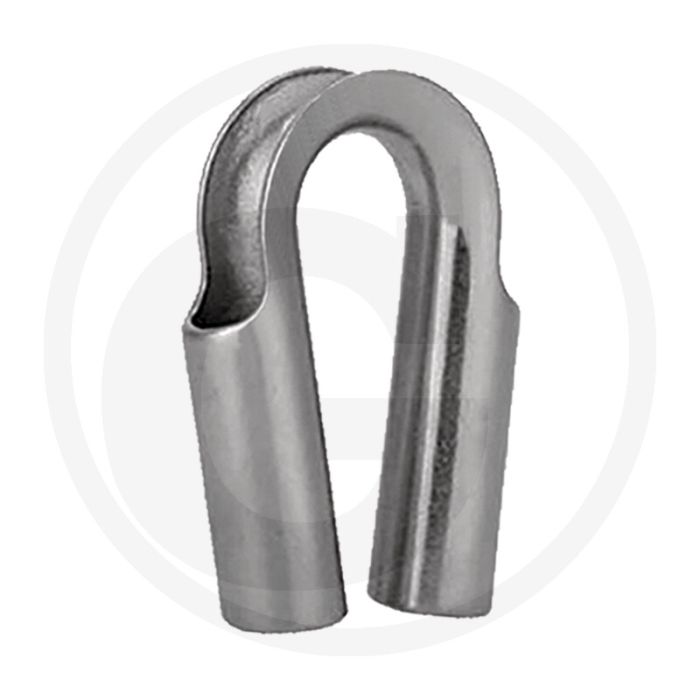 Rohrkausche edelstahl voor kabel-Ø 14mm