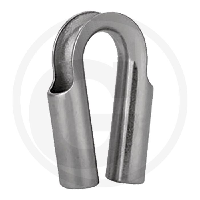 Rohrkausche edelstahl voor kabel-Ø 16mm