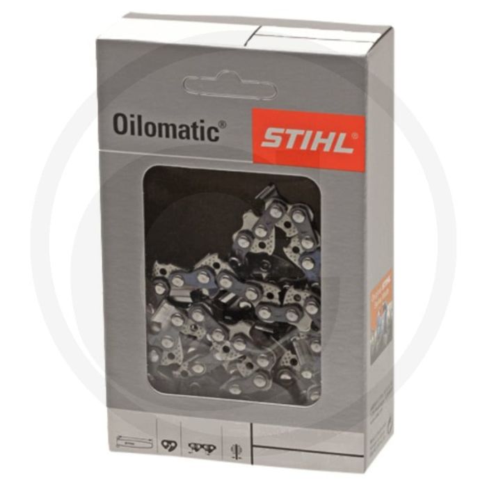 Chaîne de tronçonnage Stihl, dent de scie ronde - nombre de maillons d'entraînement : 87