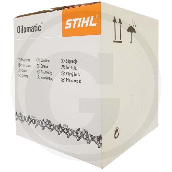 Stihl zaagketting, op de rol 100 voet (30 mete harvester, ronde zaagtand - steek: .404'