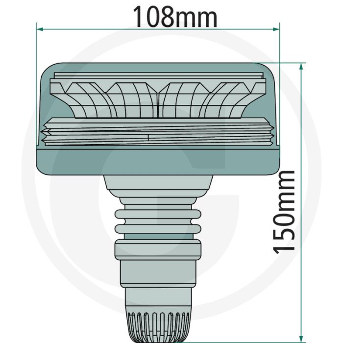 LED zwaailamp