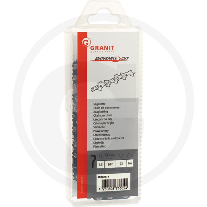 Endurance cut zaagketting haakse zaagtand - steek: 3/8'