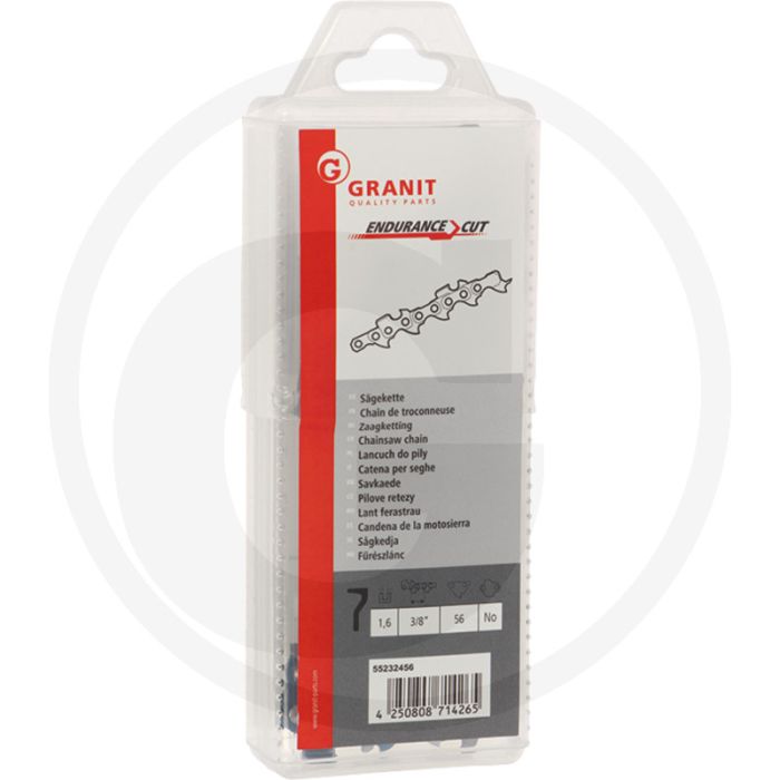 Endurance cut zaagketting haakse zaagtand - steek 3/8' 1,6mm 56 aandrijfschakels