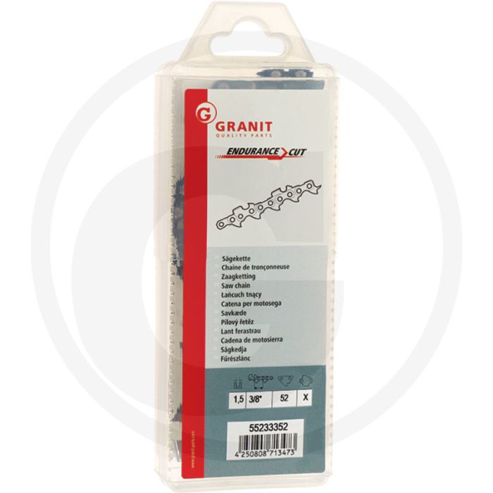 Endurance cut zaagketting ronde zaagtand - 3/8' steek, 52 aandrijfschakels