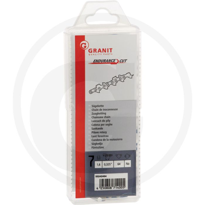 Endurance cut zaagketting haakse zaagtand - steek: .325' 1,6mm 64 schakels nee stihl 26rsc