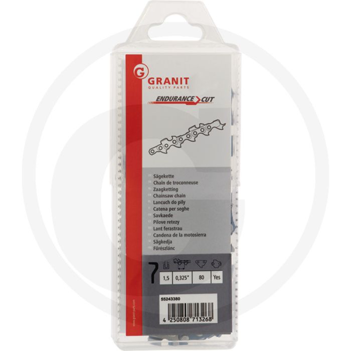 Endurance cut zaagketting ronde zaagtand - 80 aandrijfschakels