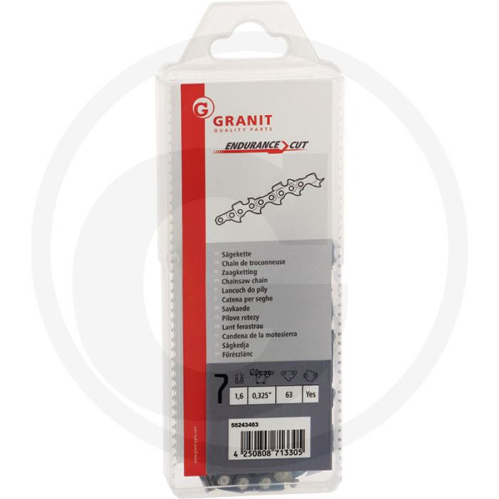 Endurance cut zaagketting ronde zaagtand - 63 aandrijfschakels