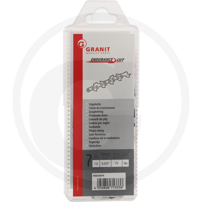 Endurance cut zaagketting ronde zaagtand - 74 aandrijfschakels