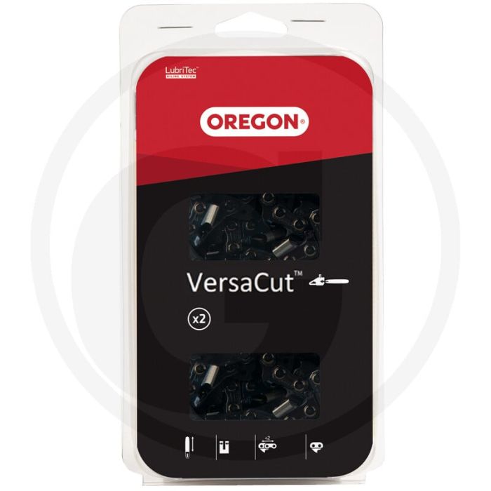 Oregon oregon sägekette twinpack ronde zaagtand 3/8' lopro 1,3mm 40 aandrijfschakels