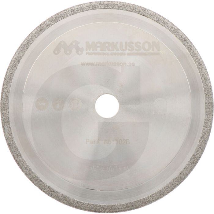 Tecomec diamant slijpschijf voor automatische kettingslijpers - passend voor .325\", 3\/8\", .404\" - grijs