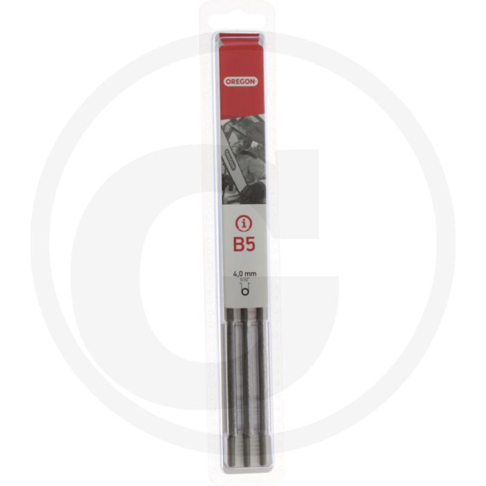 Oregon oregon kettensägenfeile (b5) in 3er-shopverpackung - rundfeile 4,0mm