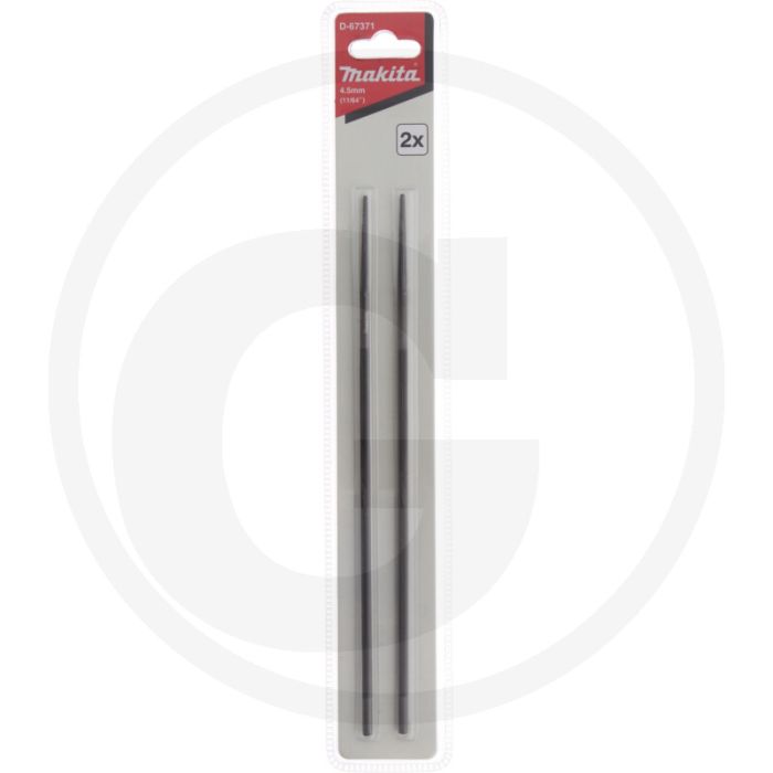 Makita kettensägenfeile in 2er-shopverpackung - rundfeile 4,5mm Ø