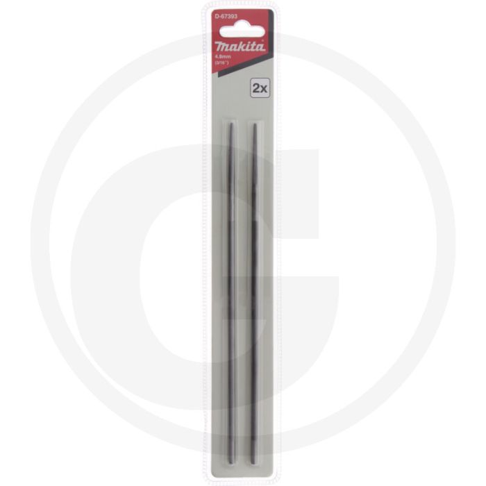 Makita kettensägenfeile in 2er-shopverpackung - rundfeile 4,8 mm Ø